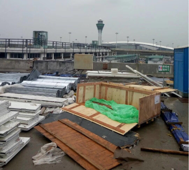 广州白云机场三期改造航站楼桥架案例