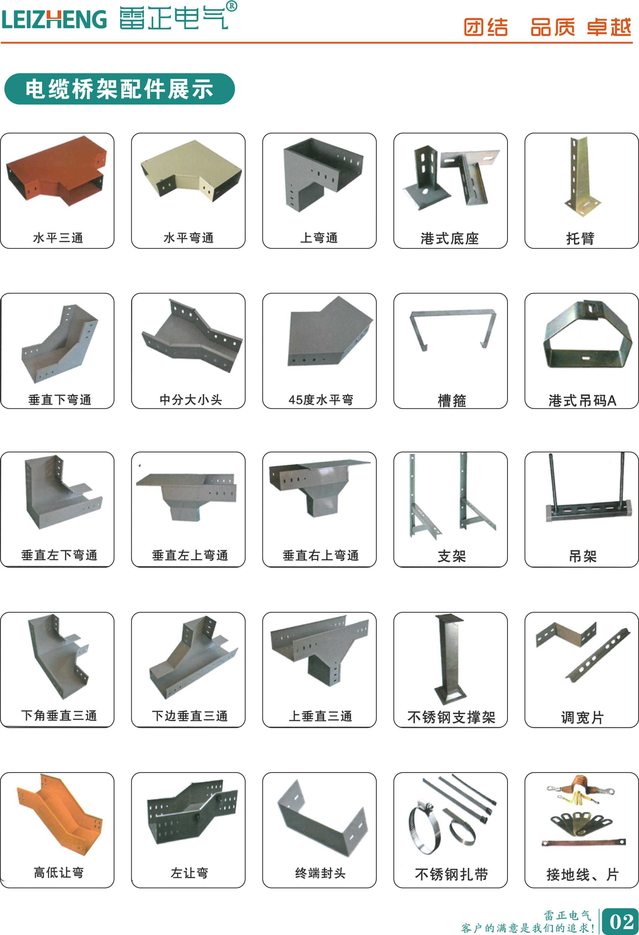电缆桥架展示