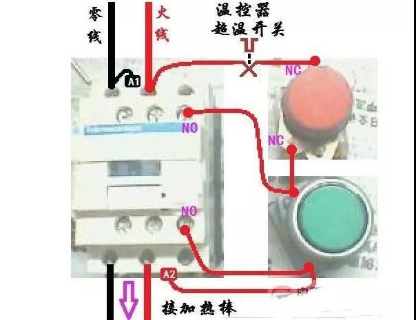 老电工教你接触器接线口诀，一分钟学会接触器接线方法！