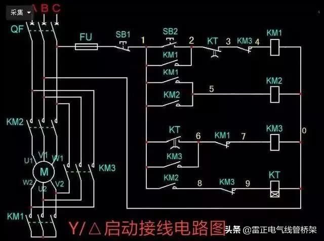 常用交流接触器实物接线彩图，简单明了，一目了然，建议收藏