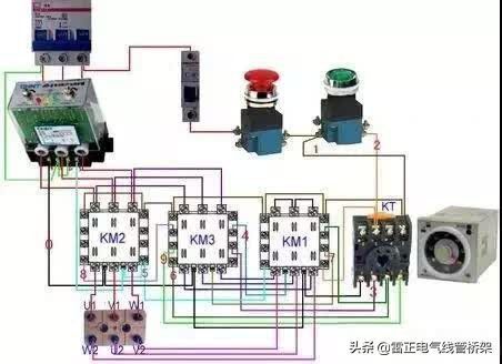 时间继电器如何接线、接线方法、接线图及工作原理