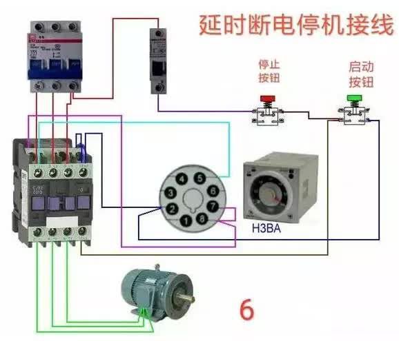 常用交流接触器实物接线图，简单明了！纯纯的干货！
