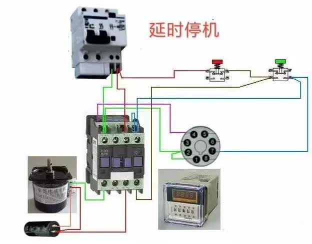 常用交流接触器实物接线图，简单明了！纯纯的干货！