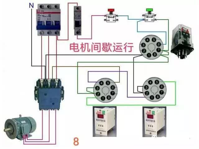 常用交流接触器实物接线图，简单明了！纯纯的干货！