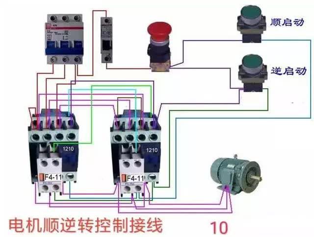 常用交流接触器实物接线图，简单明了！纯纯的干货！