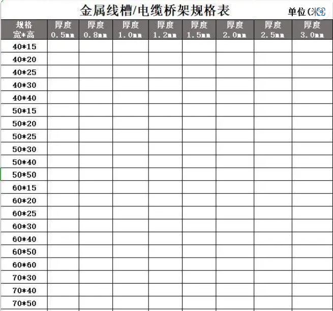 镀锌电缆桥架300*100价格